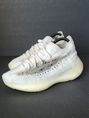 Adidas Yeezy Boost 380 Shoes Mens Size 6.5 Calcite Glow Sneakers Womens 7.5
